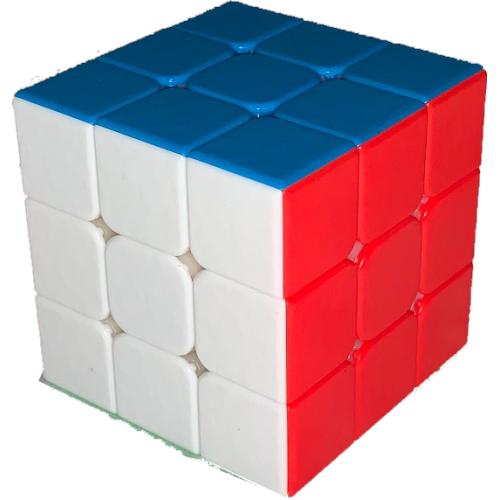Cubo Mágico 3x3 Magnético Metálico Stickerless Cor Da Estrutura Cromado